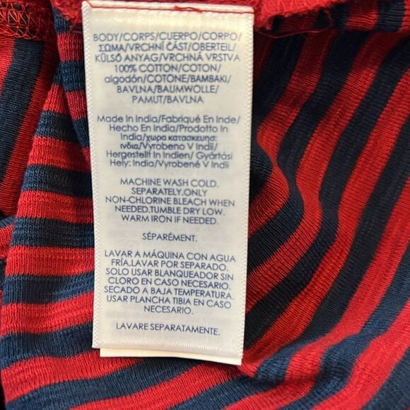 NWT Ladies Chaps striped pullover XS - Picture 5 of 5